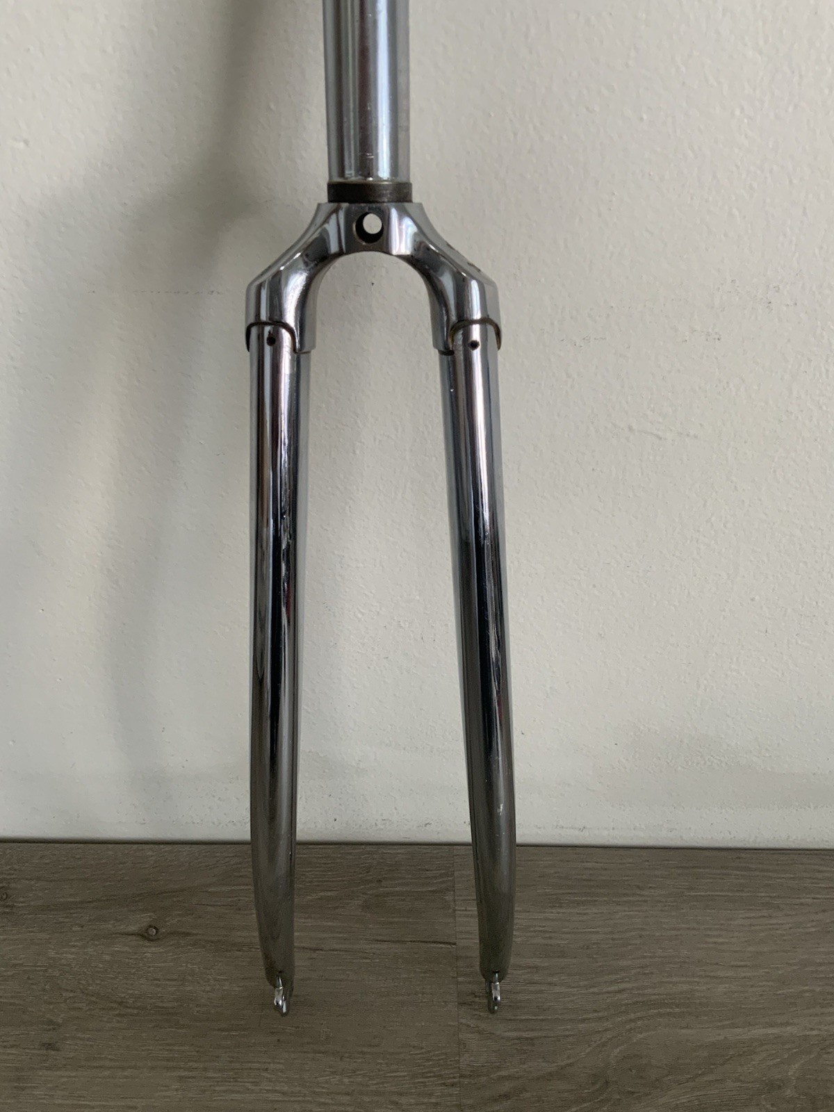 MERCIER ONE-INCH THREADED FORK 700C 171 MM STEERER BSA THREADS 26.4 RACE CHROME