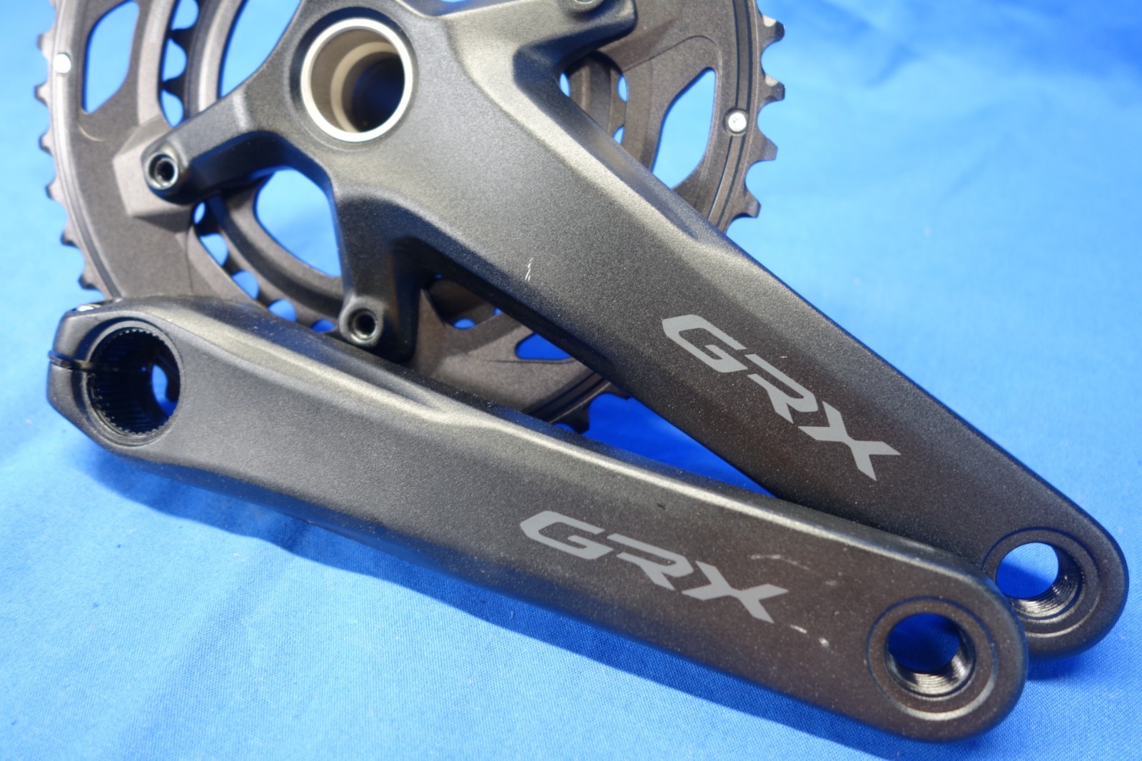 Shimano GRX FC-RX610 2 x 12 Speed Bike Crankset, 46/30t, 175mm Arm Length