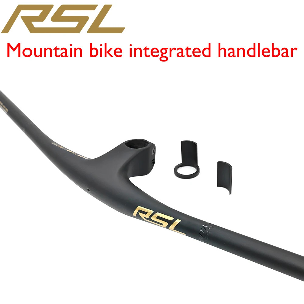 13 ° Integrated Carbon Handlebar 70mm 80mm 90mm x 750mm Mountain Handlebar Stem