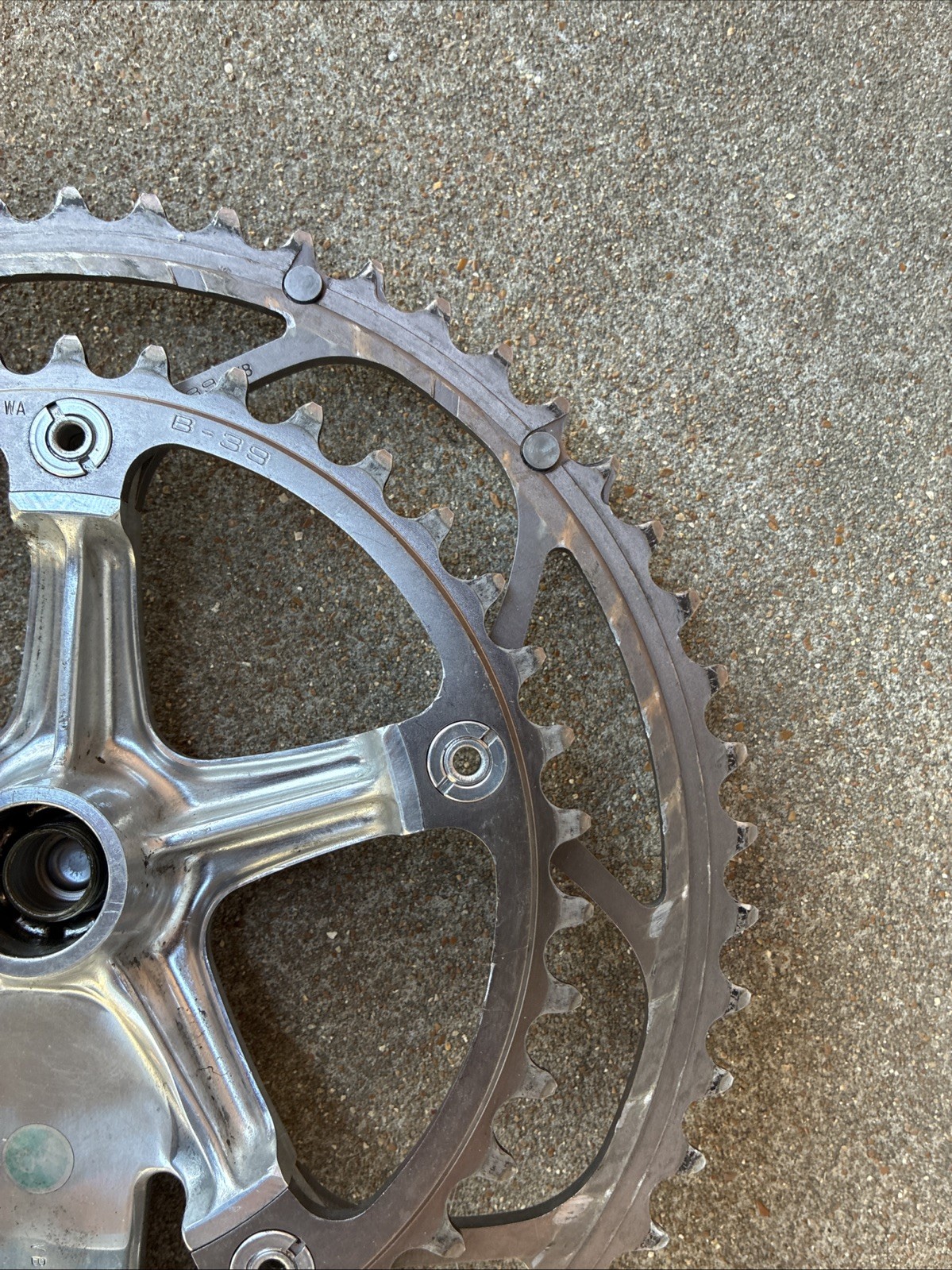 Shimano Dura Ace Crankset FC-7700 175mm 53/39 Double 130 BCD w/ BB-7700