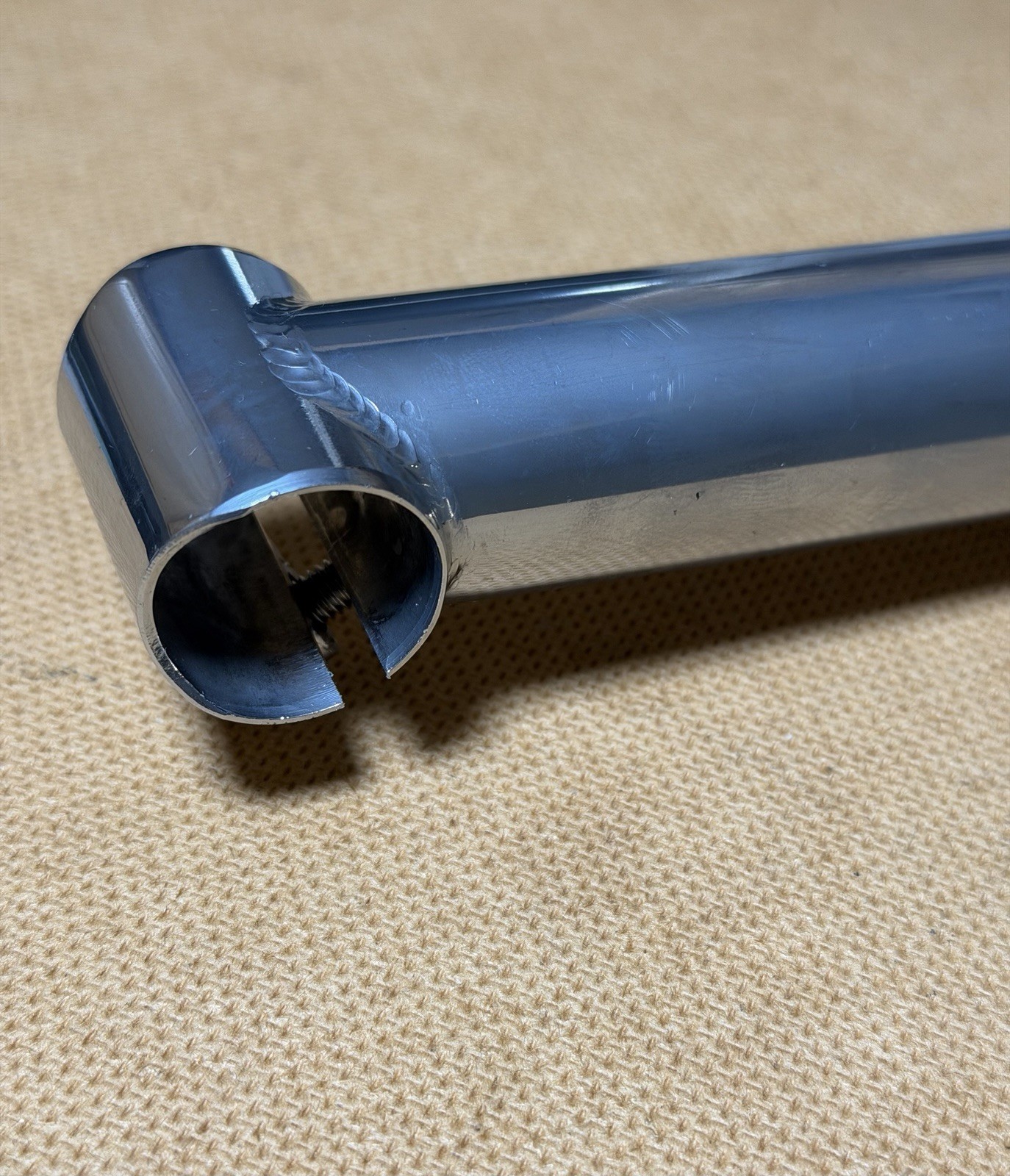 Vintage 1990s Steel Threadless Stem – 1 1/4″ Steerer, 125mm, 25.4mm Clamp