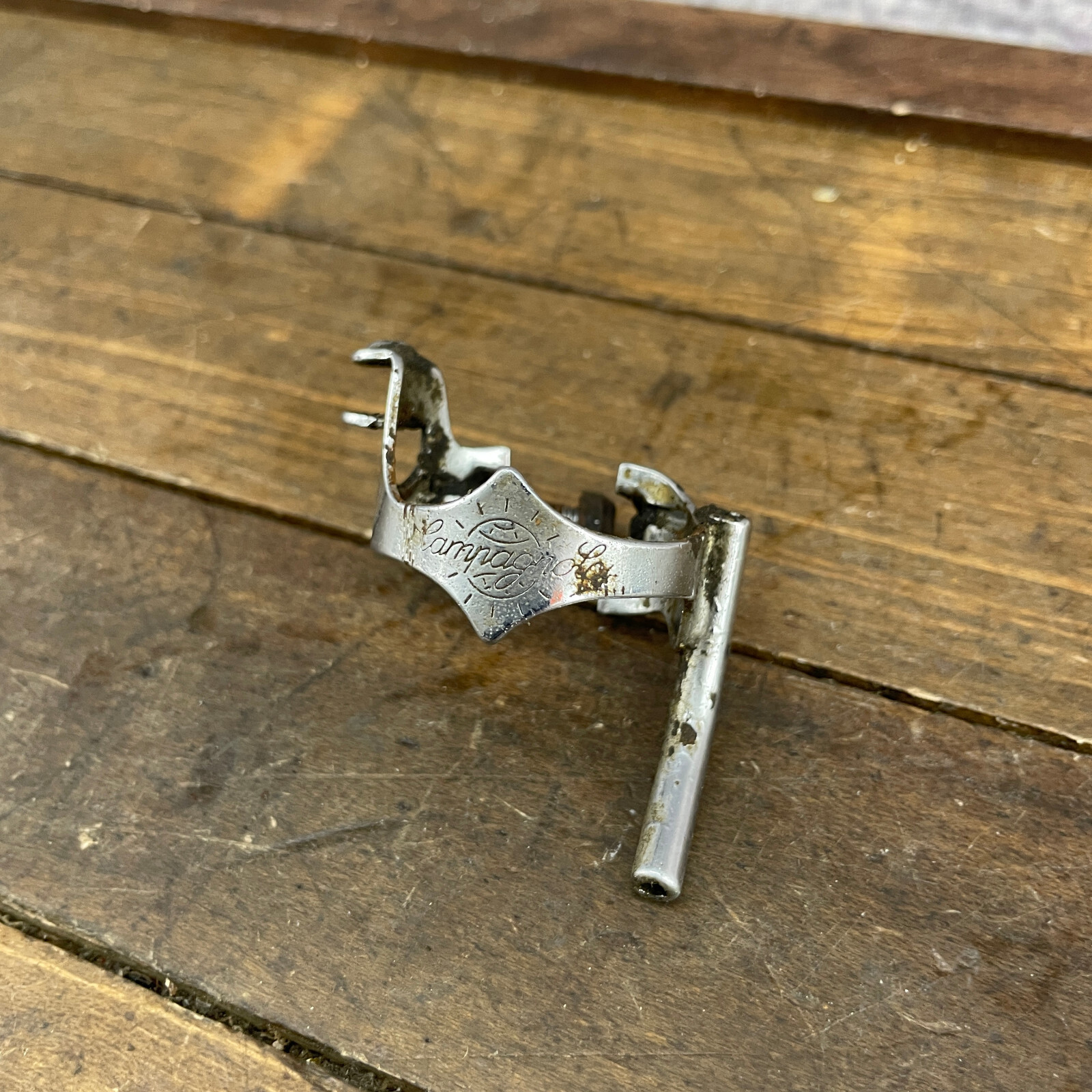 Vintage Campagnolo Cable Guide Clamp Bolt Nut Down Tube BREV 28.6 Short 70s B1