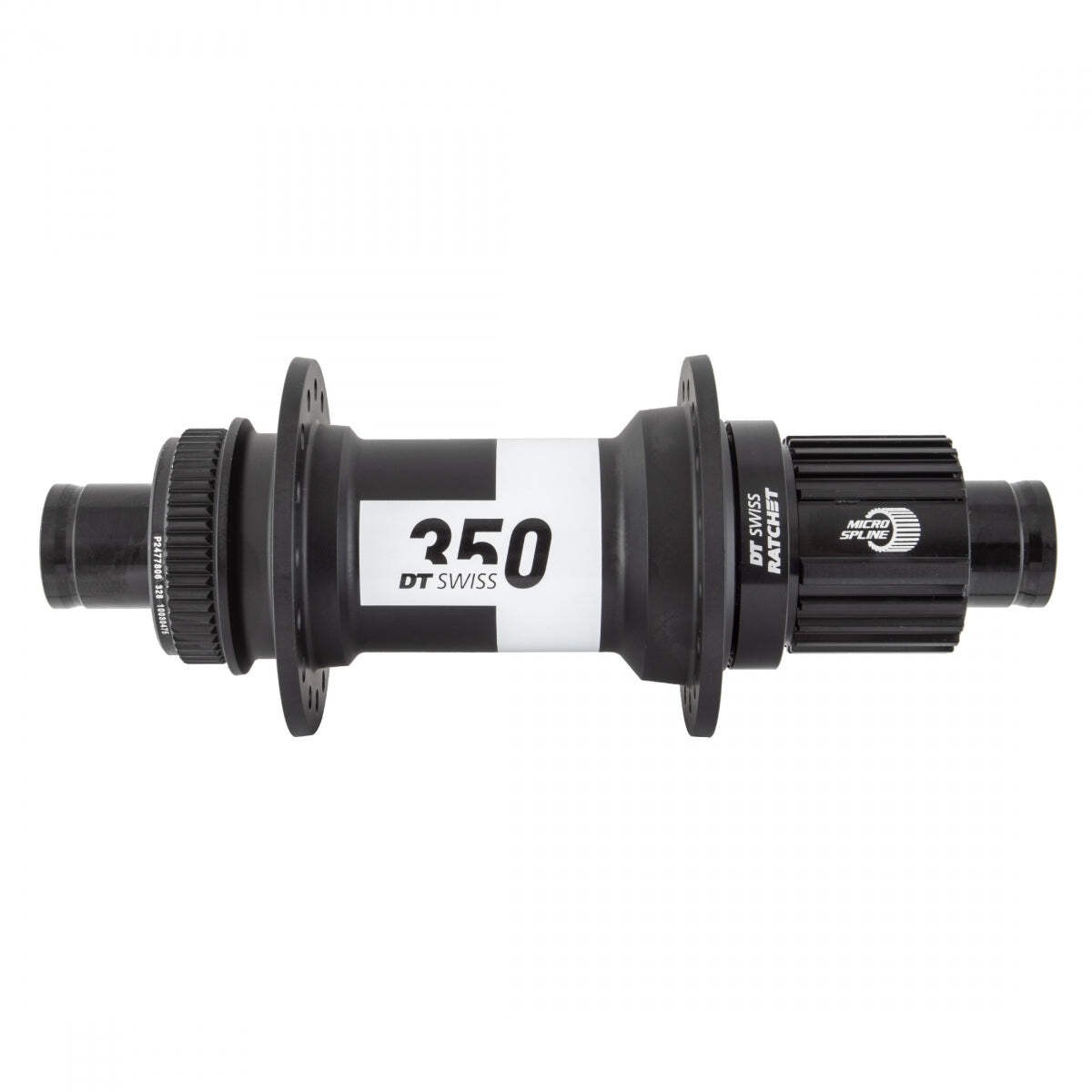 DT Swiss Alloy Rear 350 MTB Bicycle Hub, 32 Hole, 148mm, 36T, Black