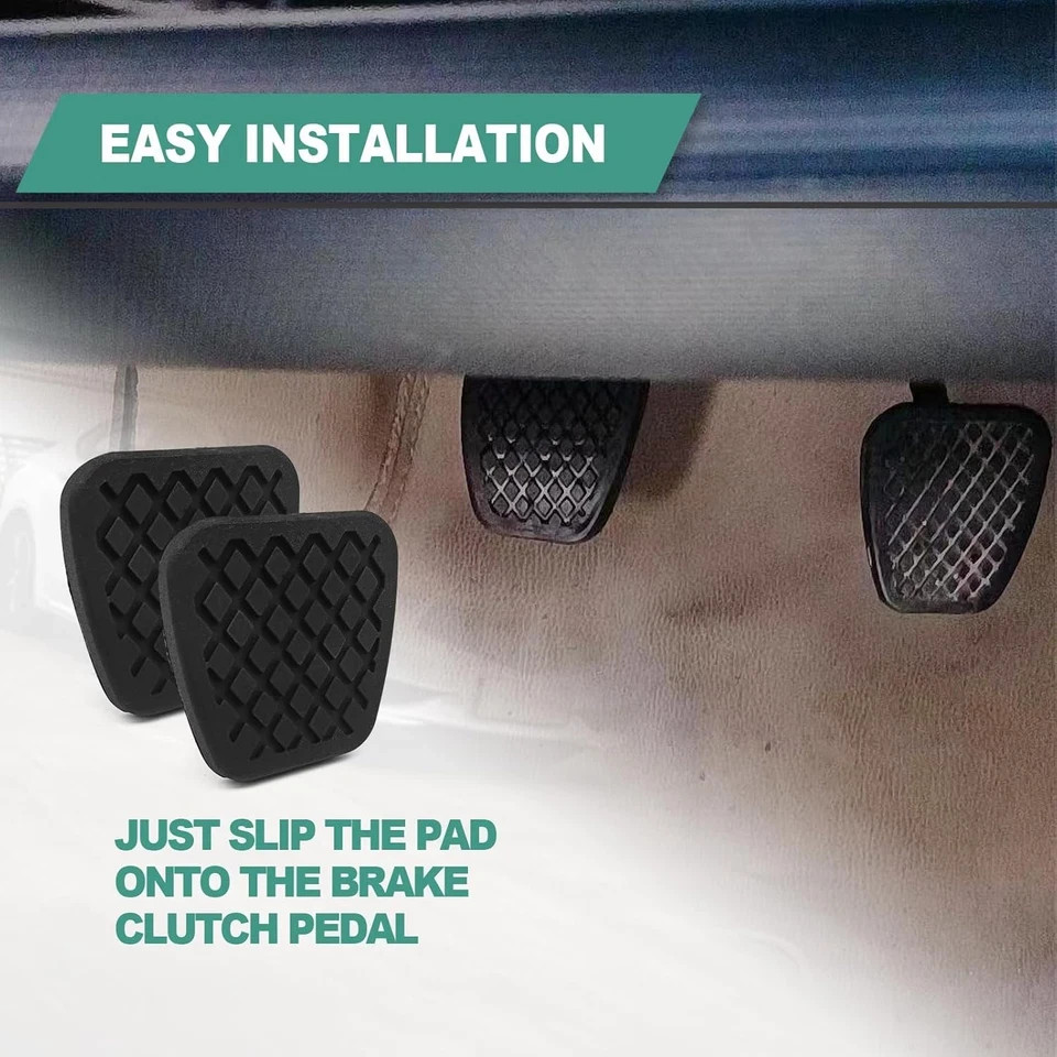 2X Brake Clutch Pedal Pad Rubber Cover Replacement Civic Accord CR-V Acura