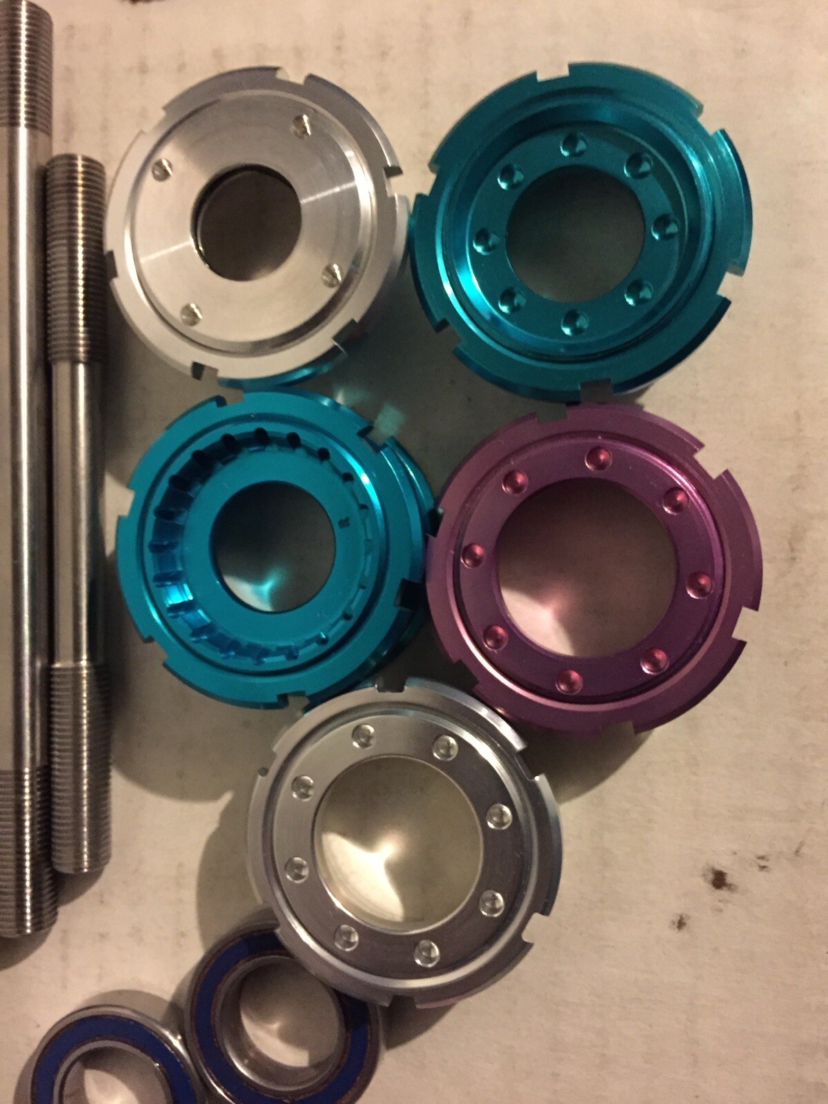 Titanium Bottom Bracket Spindle 73 X 119 Vintage Old New Stock Ti-6AL-4V