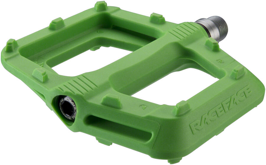 RaceFace Ride Pedals – Platform, Composite, 9/16″, Green