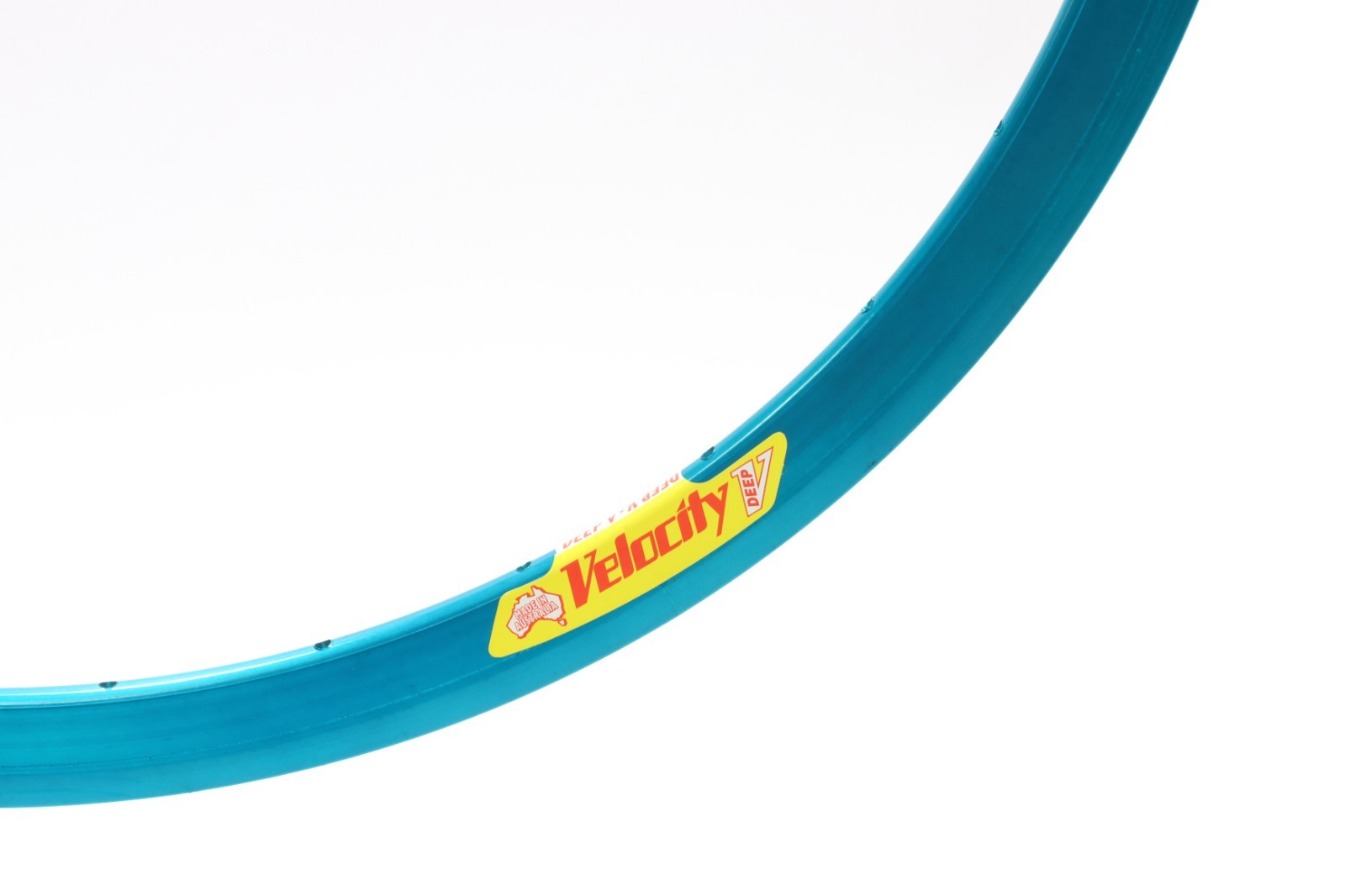 Velocity Deep V Alloy Rim 700c 32H Teal NMSW Australia NOS Shelfwear