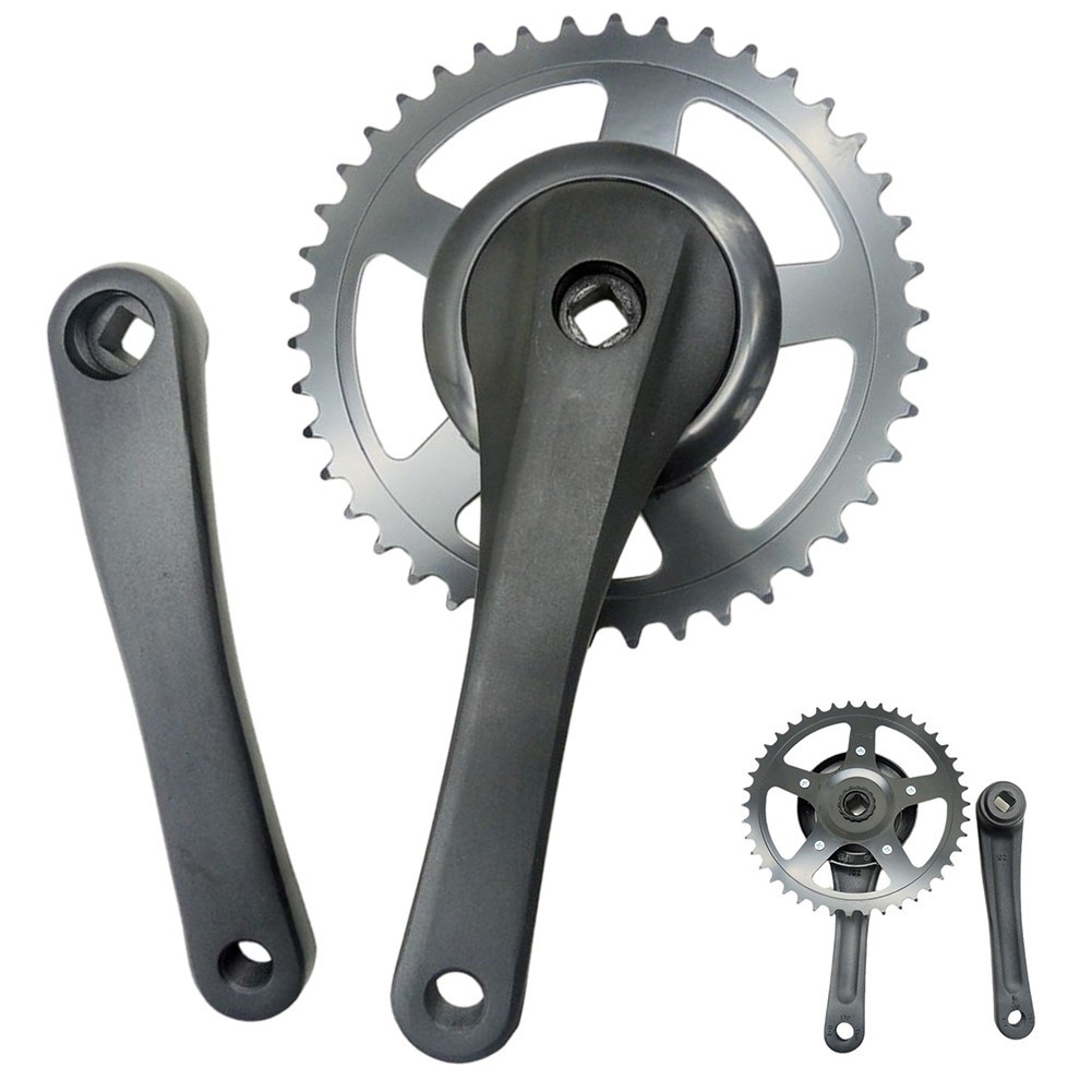 Premium For Fixie Bike Chainset 42T 170mm Crankset for Electric and MTB Bikes