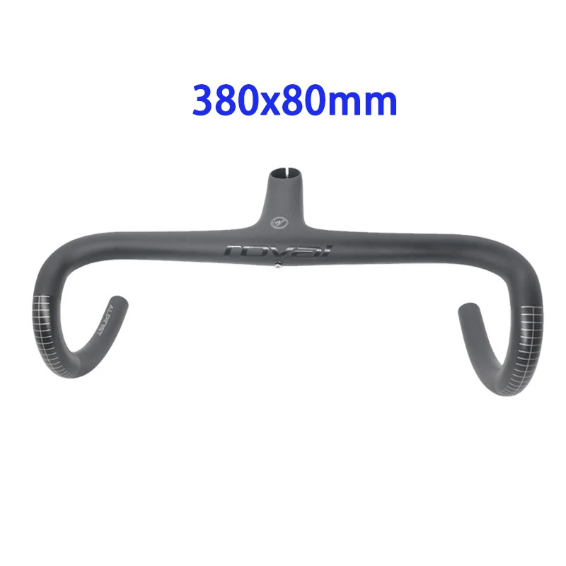 Carbon Road Bike Integrated Bent Bar, Bicycle Handle Bar Size: 380/400/420/440mm