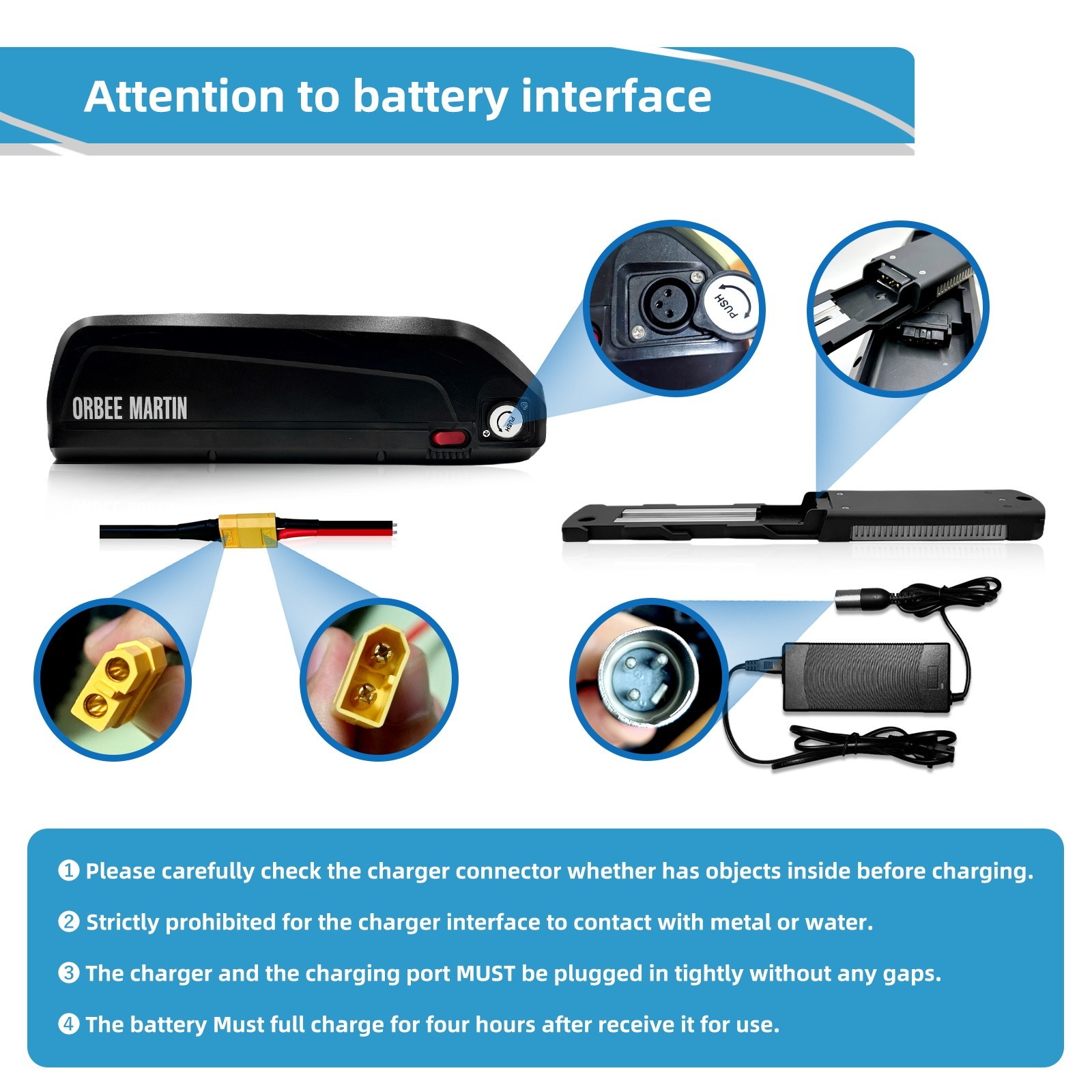 Hailong 36V Lithium Ebike Battery 36V 15Ah Electric Bike Battery 200W-750W