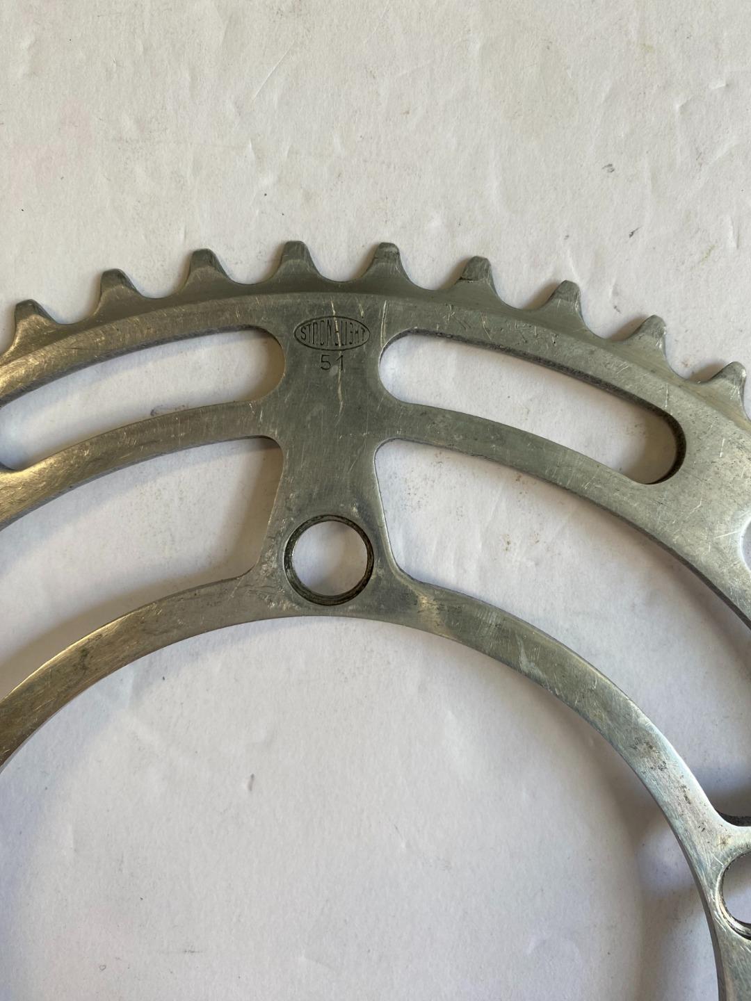 vintage STRONGLIGHT 122 BCD bicycle CHAINRING 51 tooth