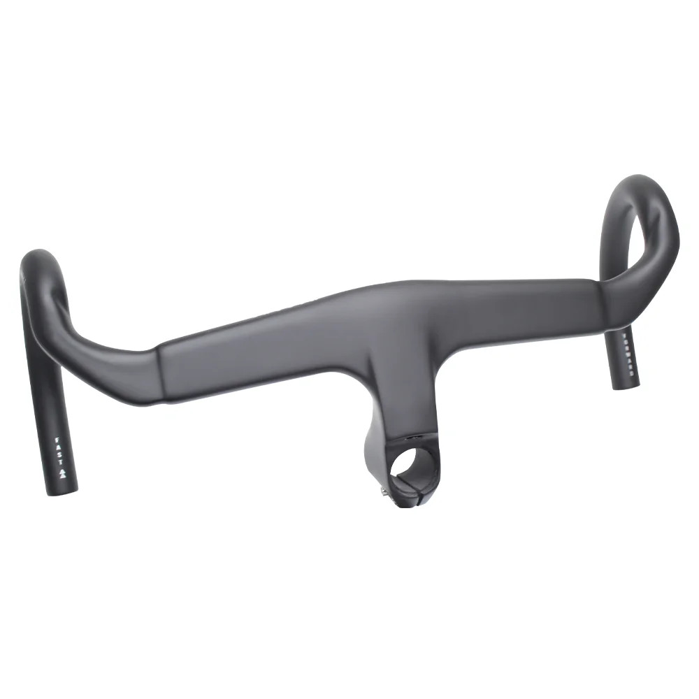 Road Bike Full Carbon Handlebar Internal Cable Routing with Spacers Bent Bar