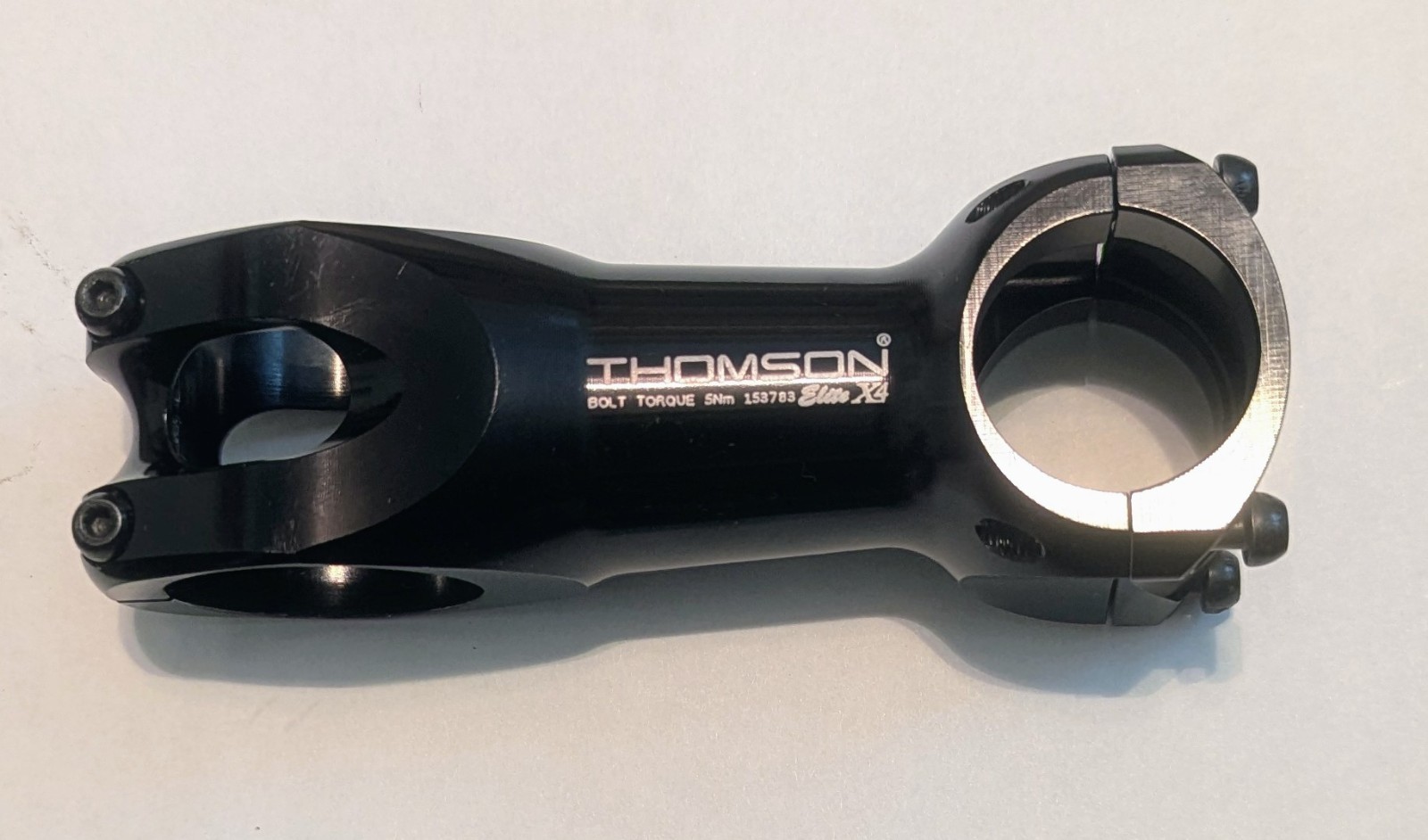 Thomson Elite X4 Threadless Stem 1.5in Steerer 31.8mm Clamp 95mm Black