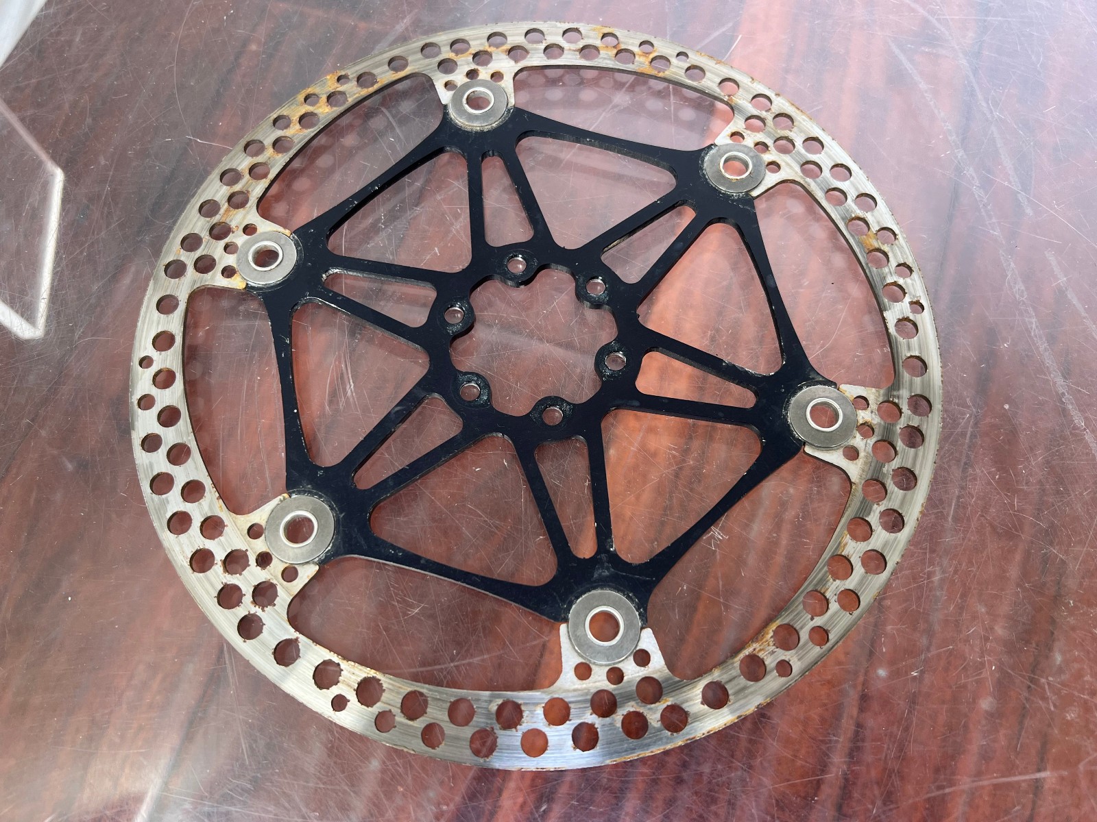 Vintage Hope Mono 6 Ti Brake Rotors Rotor Set 205mm Downhill 26″ DH Retro MTB