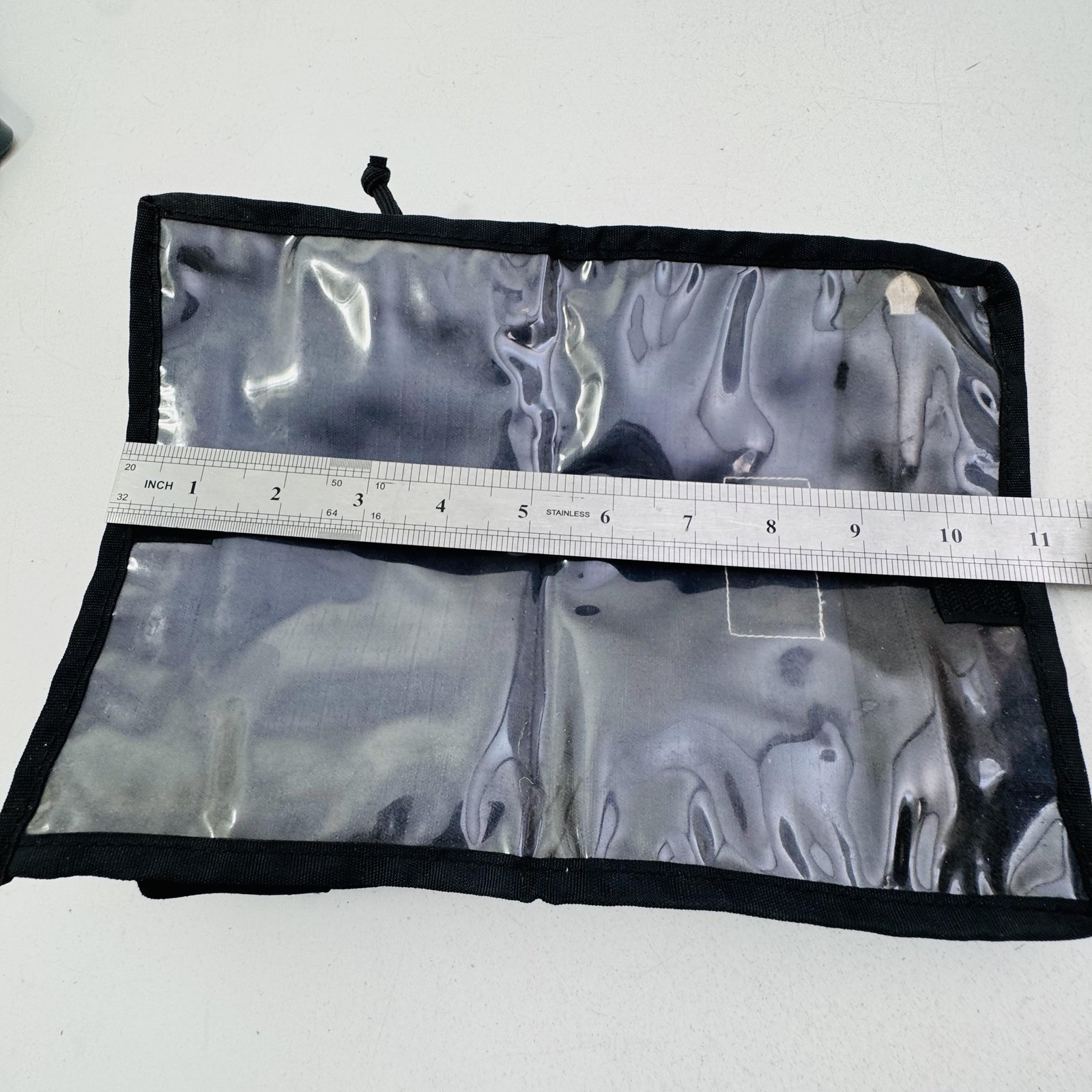 REI Storage Organizer Bag Small Blue Clear PVC Mount Hanging Bike MTB A63