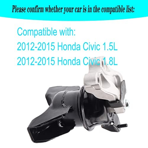 Front Motor Mount Compatible with 2012-2015 2012-2015 Civic 1.5L,1.8L Honda