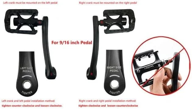PROWHEEL Ebike Crank Arm Available in Square One Pair Crankarm 140mm