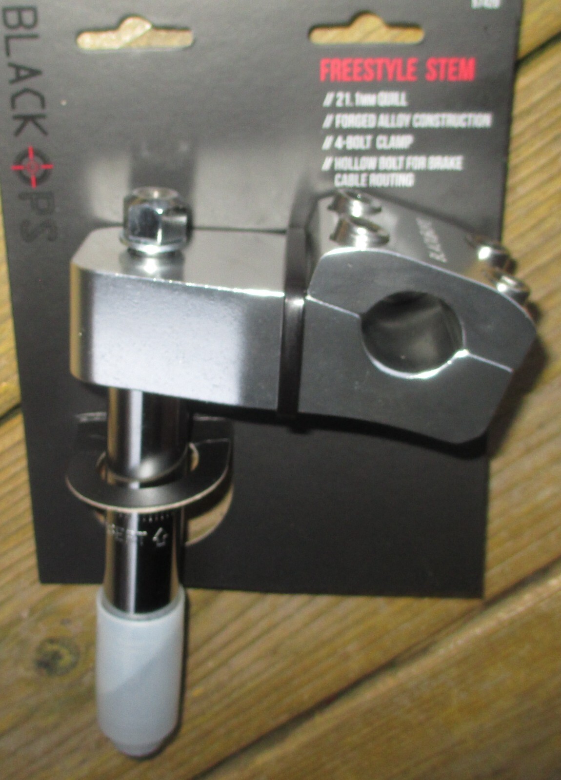 Stem Black Ops 21.1mm Quill Free Style Stem L50mm 22.2 clamp