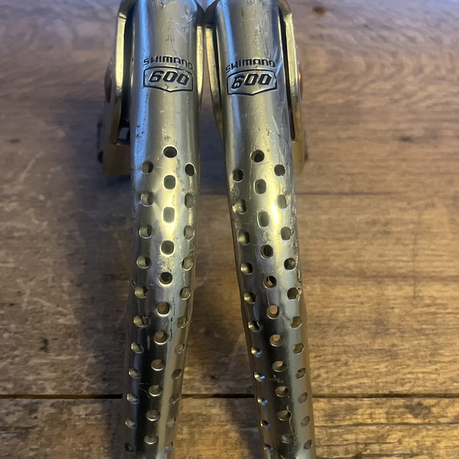 Vintage Shimano 600 Arabesque Brake Levers Non Aero 70s 80s Road Bike Japan