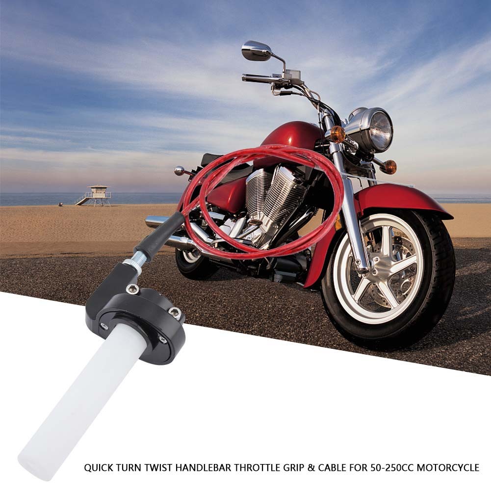 4.5 Inch Quick Action Turn Twist Handlebar Throttle Grip Twist With Cable F AHTM