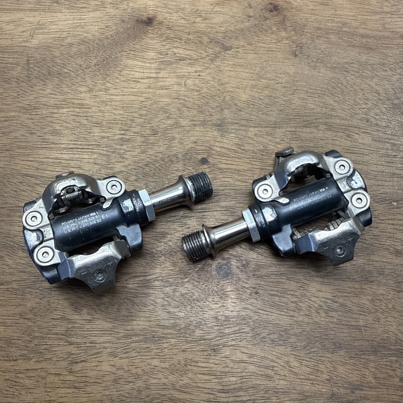 Shimano XTR PD-M970 SPD Clipless Mountain Bike Pedals No Cleats