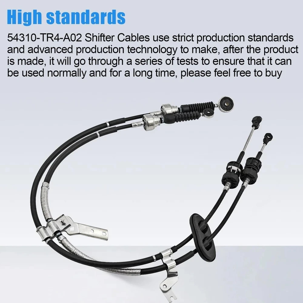 54310-TR4-A02 Shifter Cables Compatible With Honda Civic Si 2.4L L4 2012 2013 20