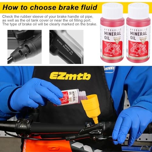 Hydraulic Brake Bleed Kit for Shimano,TEKTRO, MAGURA and Other Mineral Oil