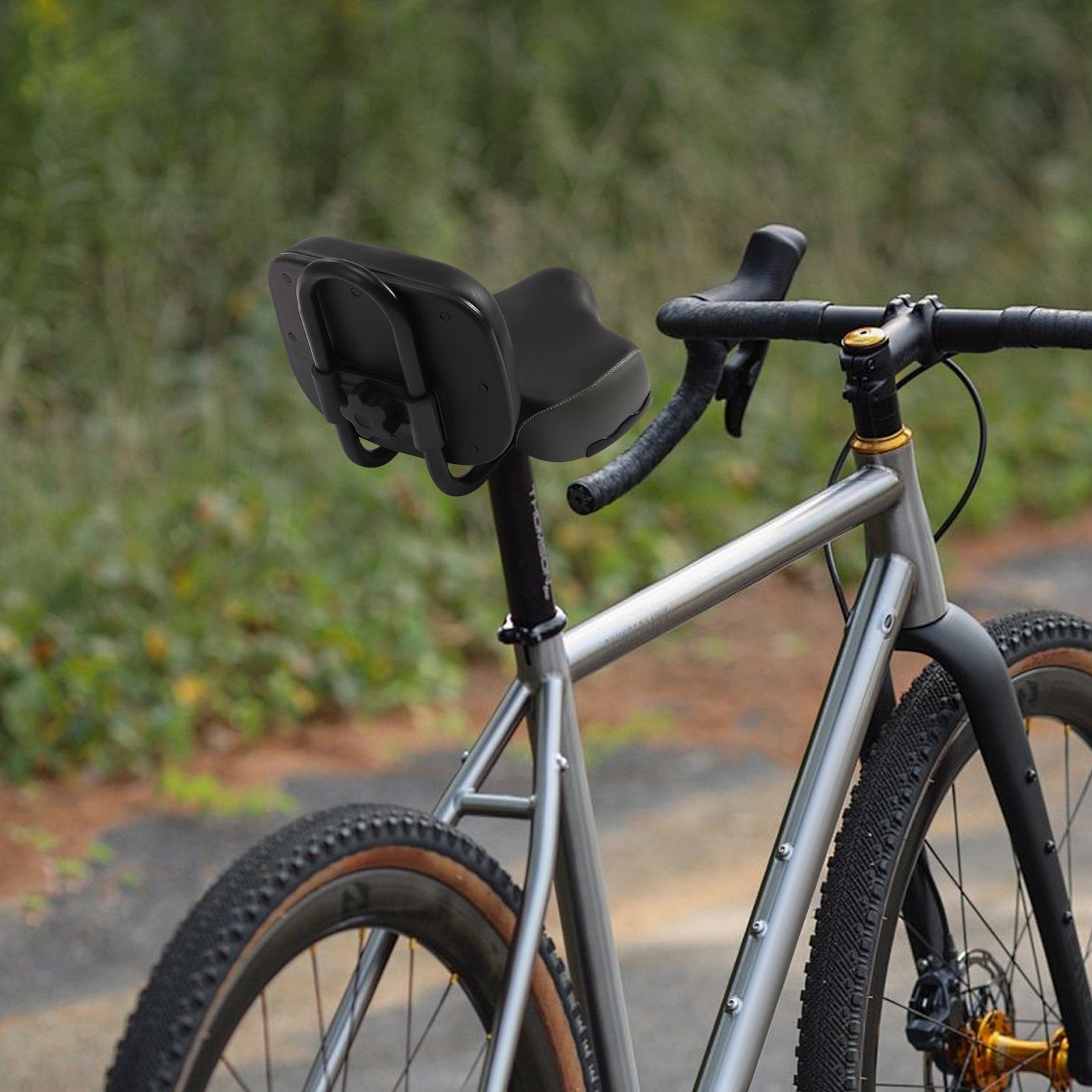 11.5″ x 9.5″ Oversize Comfort Saddle Seat Backrest Saddle Bike Seat W/Backrest