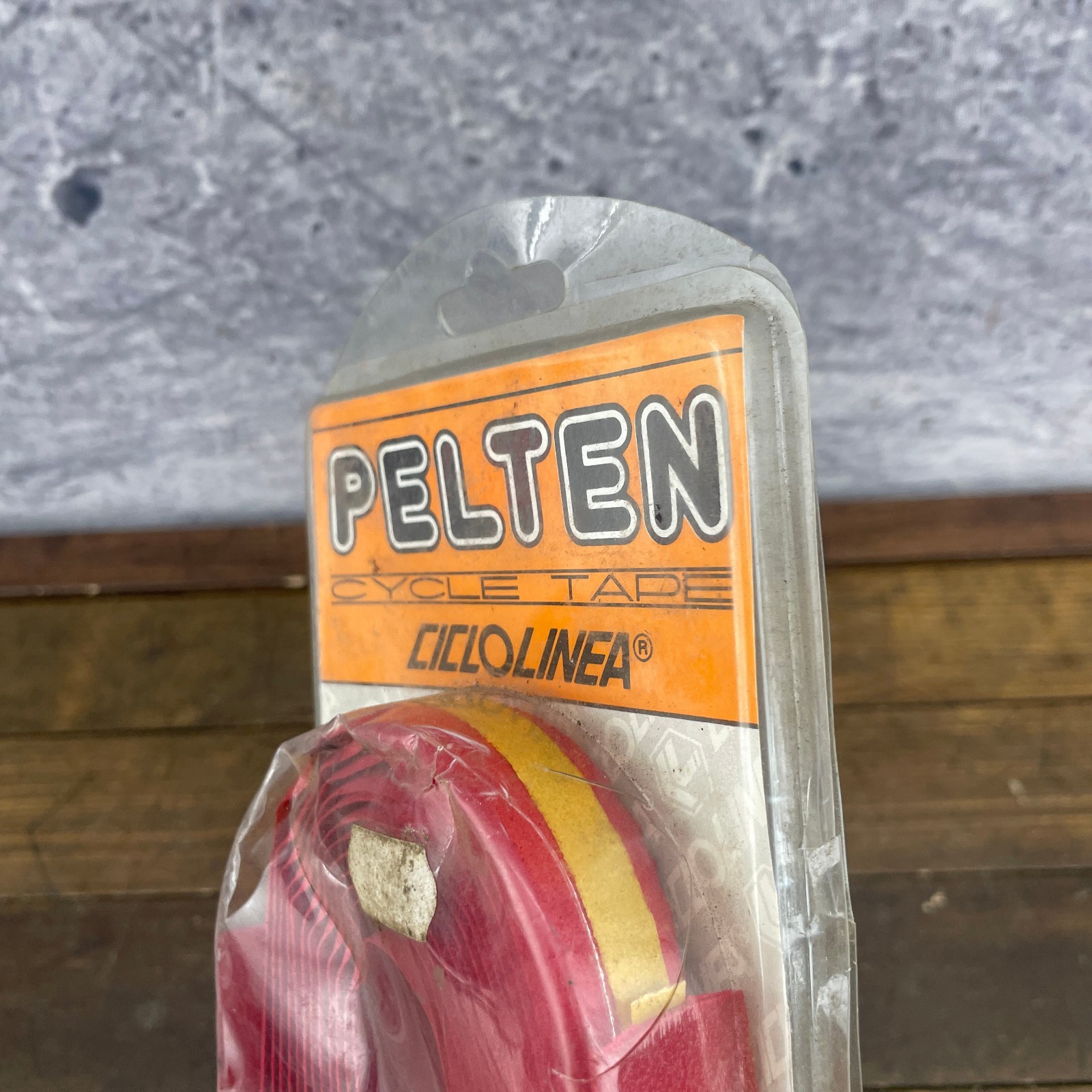 Vintage Ciclolinea Pelten Handlebar Tape Red NOS 80s Road Bike Ribbon Drop Bar