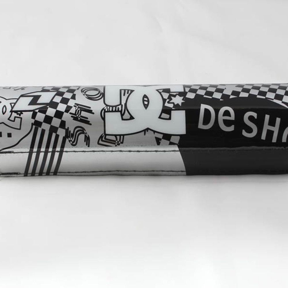 Sturdy Black/Silver Fancy DC Sponge Foam Crossbar Protection Pad for Bikes 7.9″