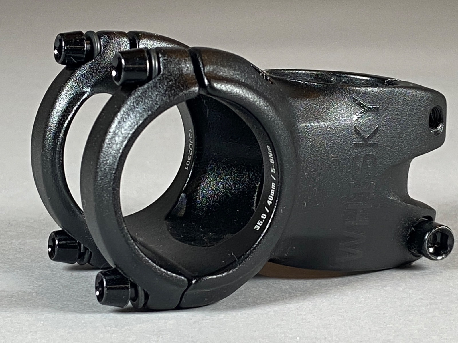 NEW WHISKY Parts Co. No.7 40mm Stem, 35.0mm Clamp, Black Mountain Bike STEM