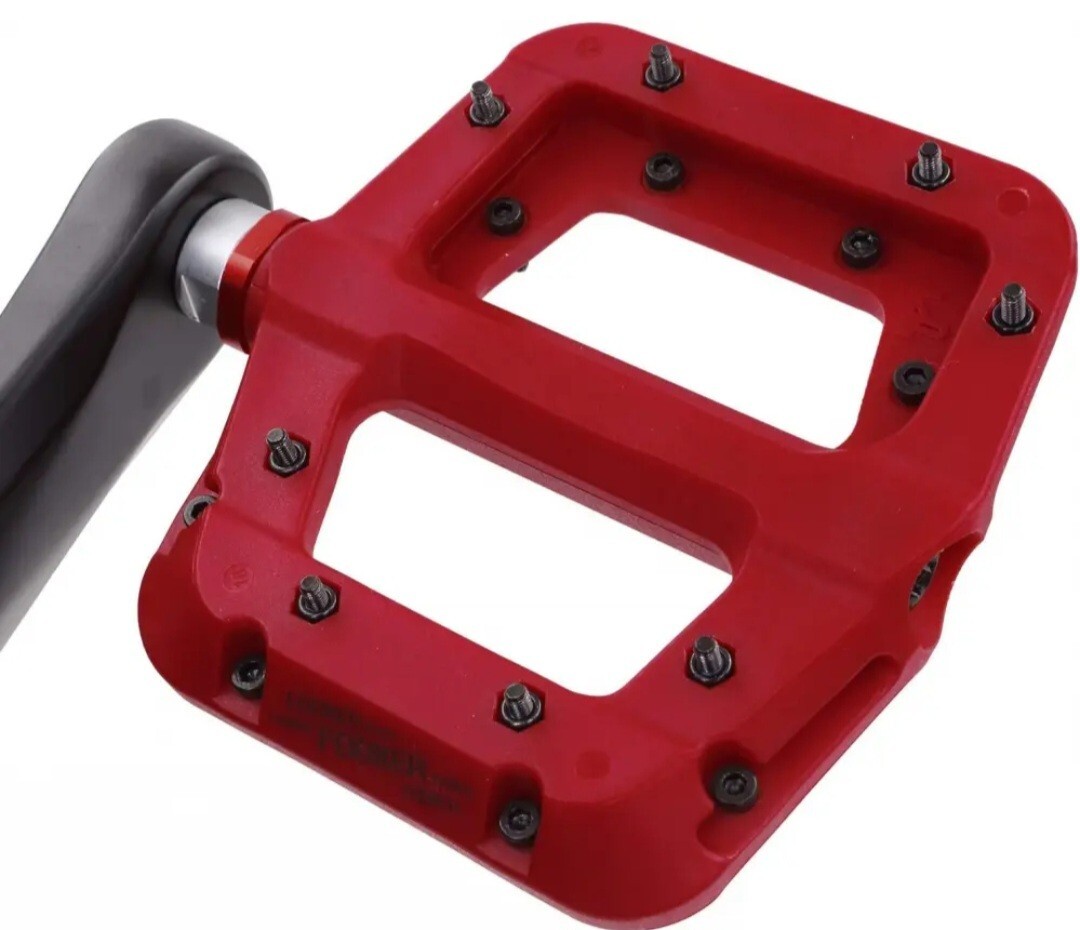 FOOKER MTB Pedals Mountain Bike 3 Bearing red needle roller bearing