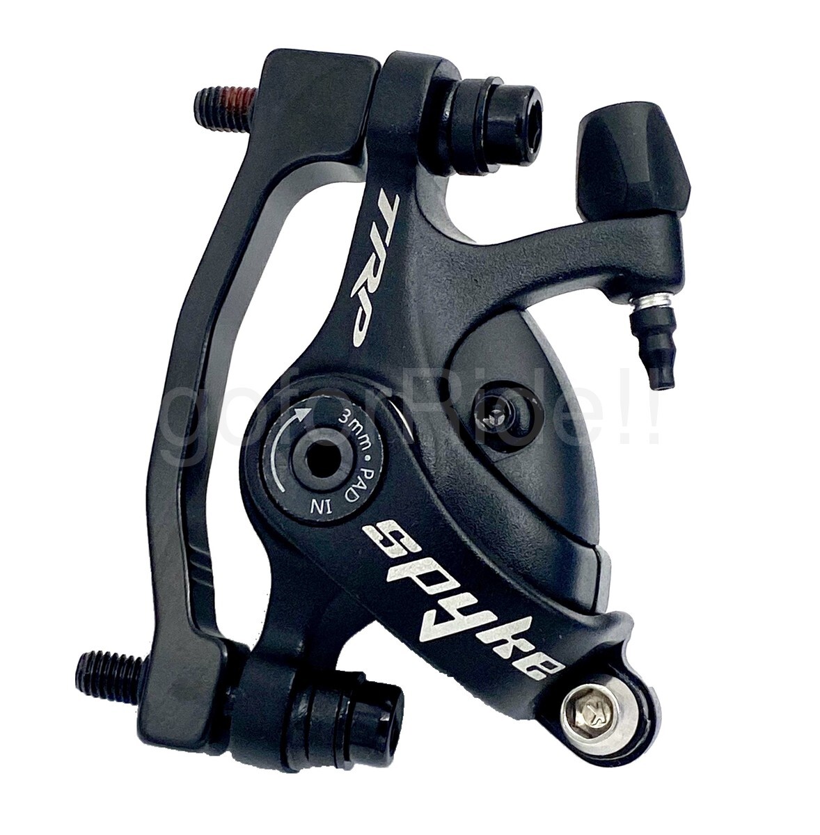 Trp Spyke PM Mount MTB Disc Brake Caliper Set, 180/180mm, w/rotors+ML800 lever