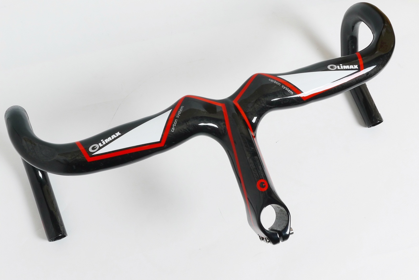 mr-ride 440x120mm 340g Climax 3K Carbon Integrated Handlebar stem HR03A Black