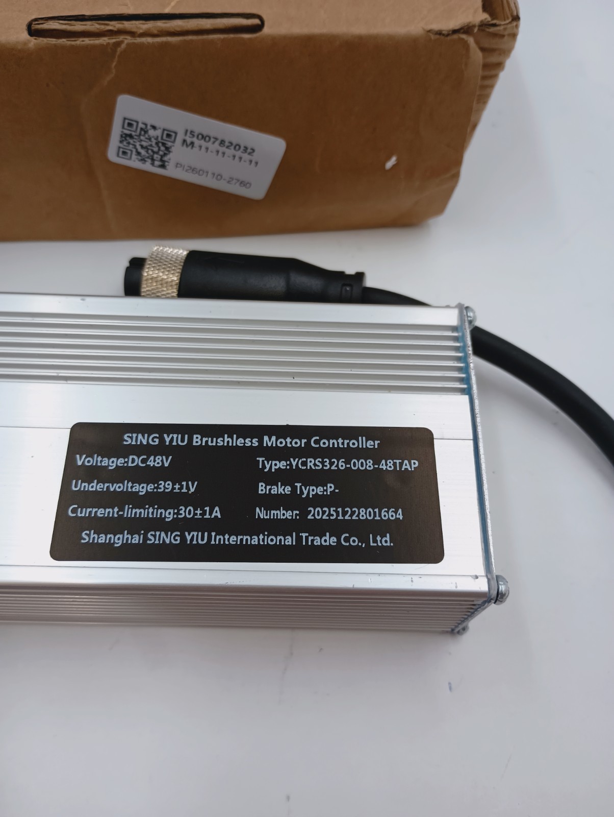 SING YIU E-BIKE BRUSHLESS MOTOR CONTROLLER DC48V YCRS326-008-48TAP FREE SHIP