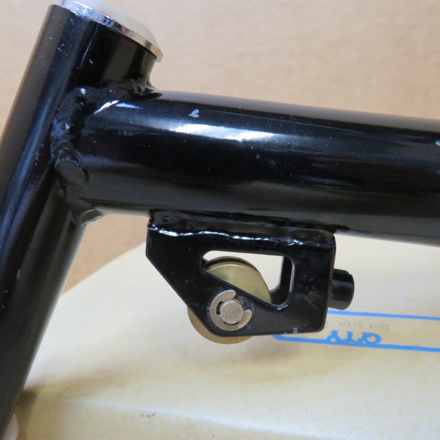 New-Old-Stock 3T Roller Guide Stem…Chromoly Steel Tubing w/Black Enamel Finish