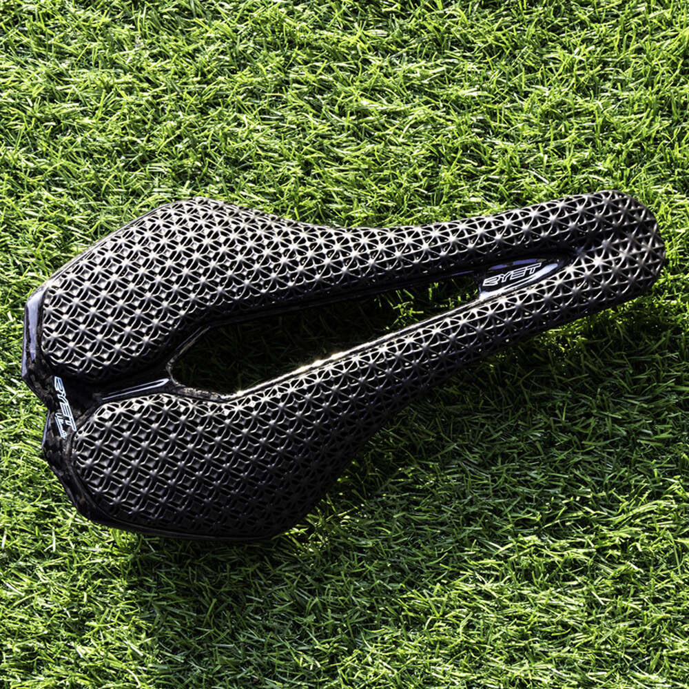 Carbon 3D Printed Bike Saddle 255 x 143 mm EVA Road Mountain Seat Cushion 7x9mm