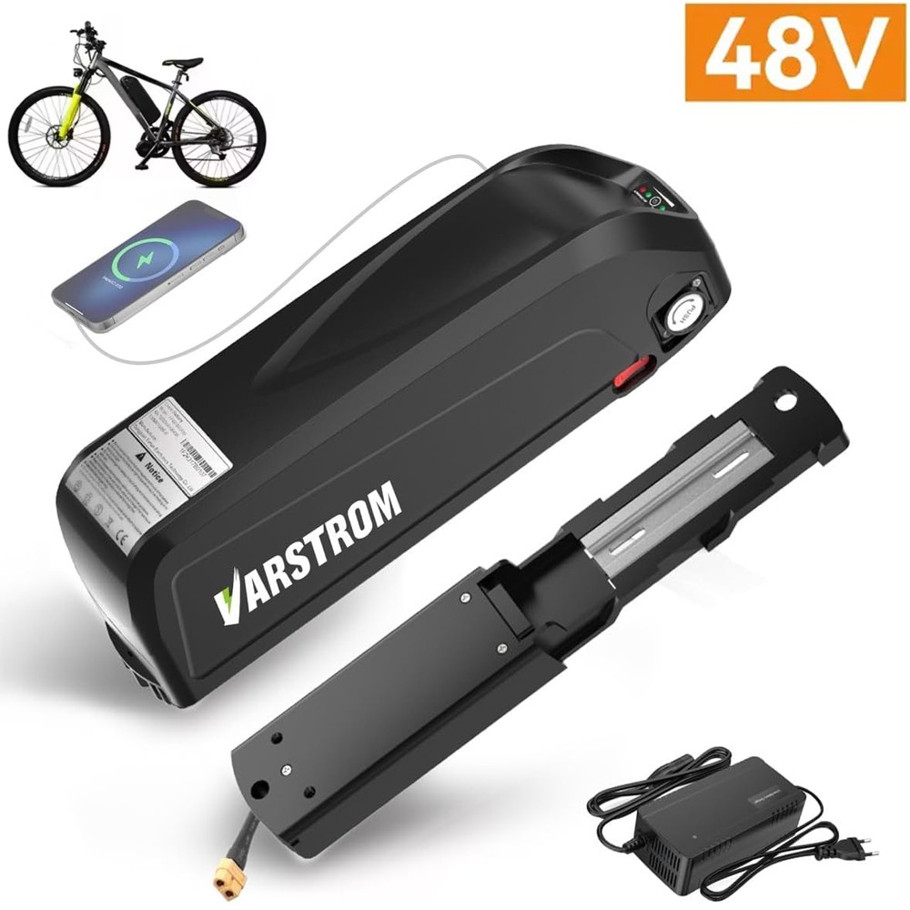 48V20AH Electric Bicycle Lithium Battery 30A BMS USB Port for 250W~2000W Motor