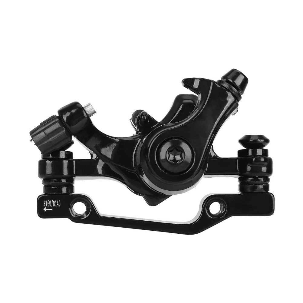 Front 160mm Disc Brake Caliper Aluminum Alloy Cable Compatible with pull for Bik