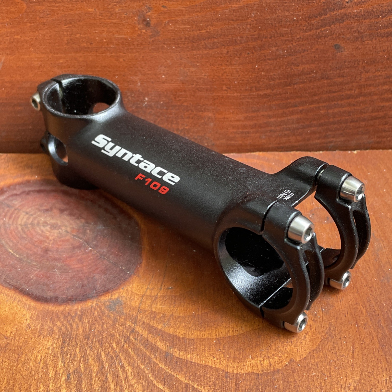 Syntace F109 Threadless ROAD Stem 110mm x 31.8mm x 6° BLACK w/ 4mm hardware VGC!