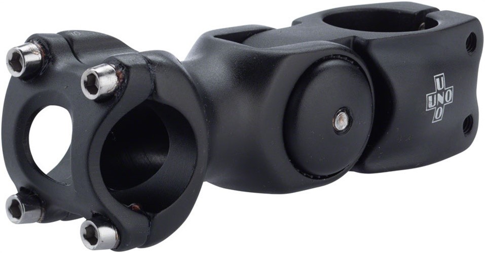 Kalloy 820 Stem – 90mm, 25.4 Clamp, Adjustable, 1 1/8″, Aluminum, Black