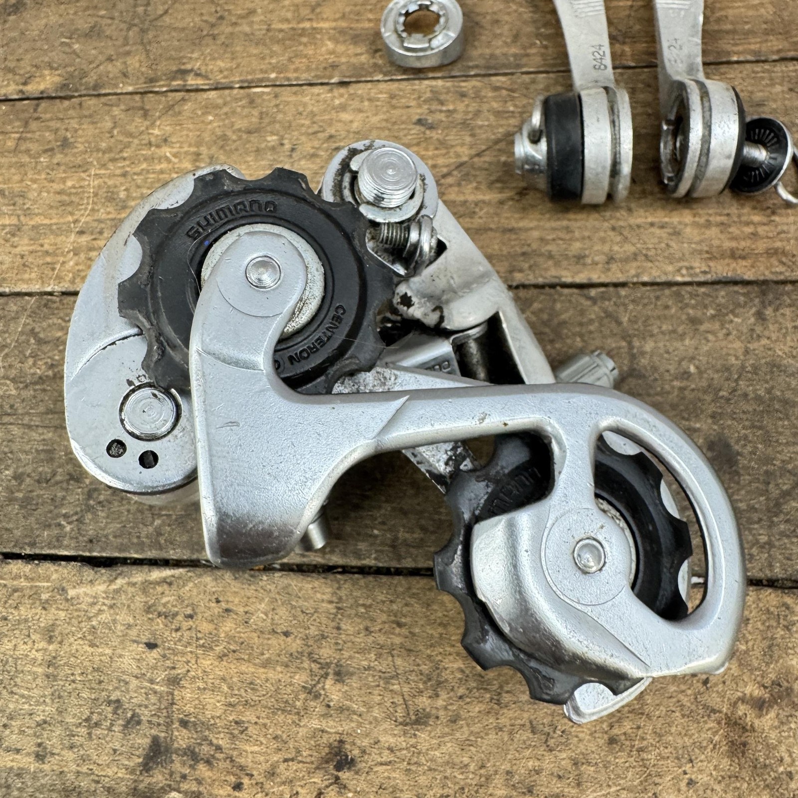 Vintage Shimano Light Action Derailleur Set FD-Z206 Shifter Group Japan Road