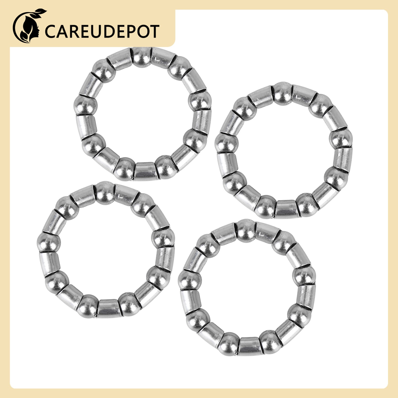 4pcs 44mm x 9 Ball Crank Bearings Wheel Bearing Retainer for Bike