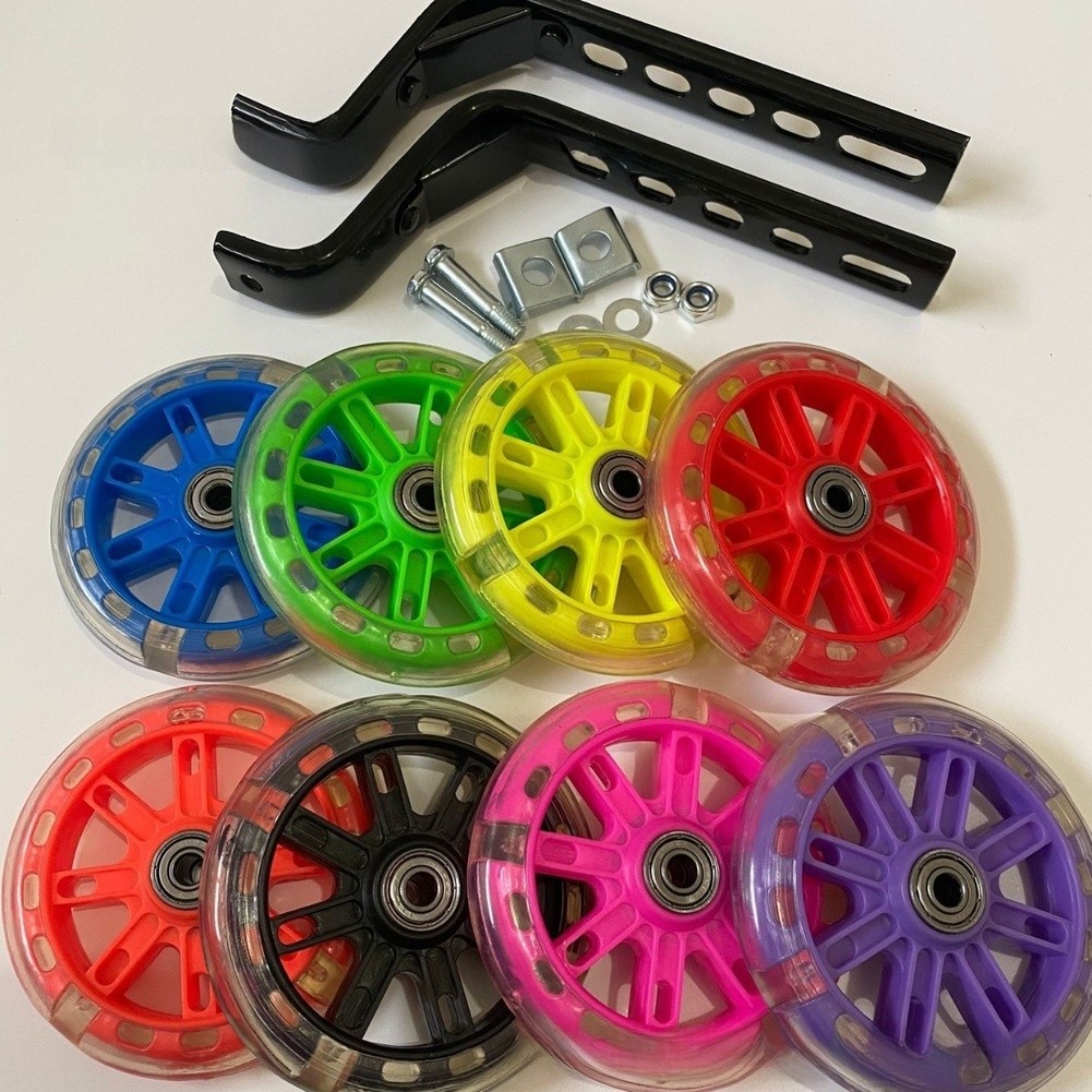 Fluorescent Flashing Bike Wheels for Childrens Bicycles 12 14 16 20 Inch Sizes