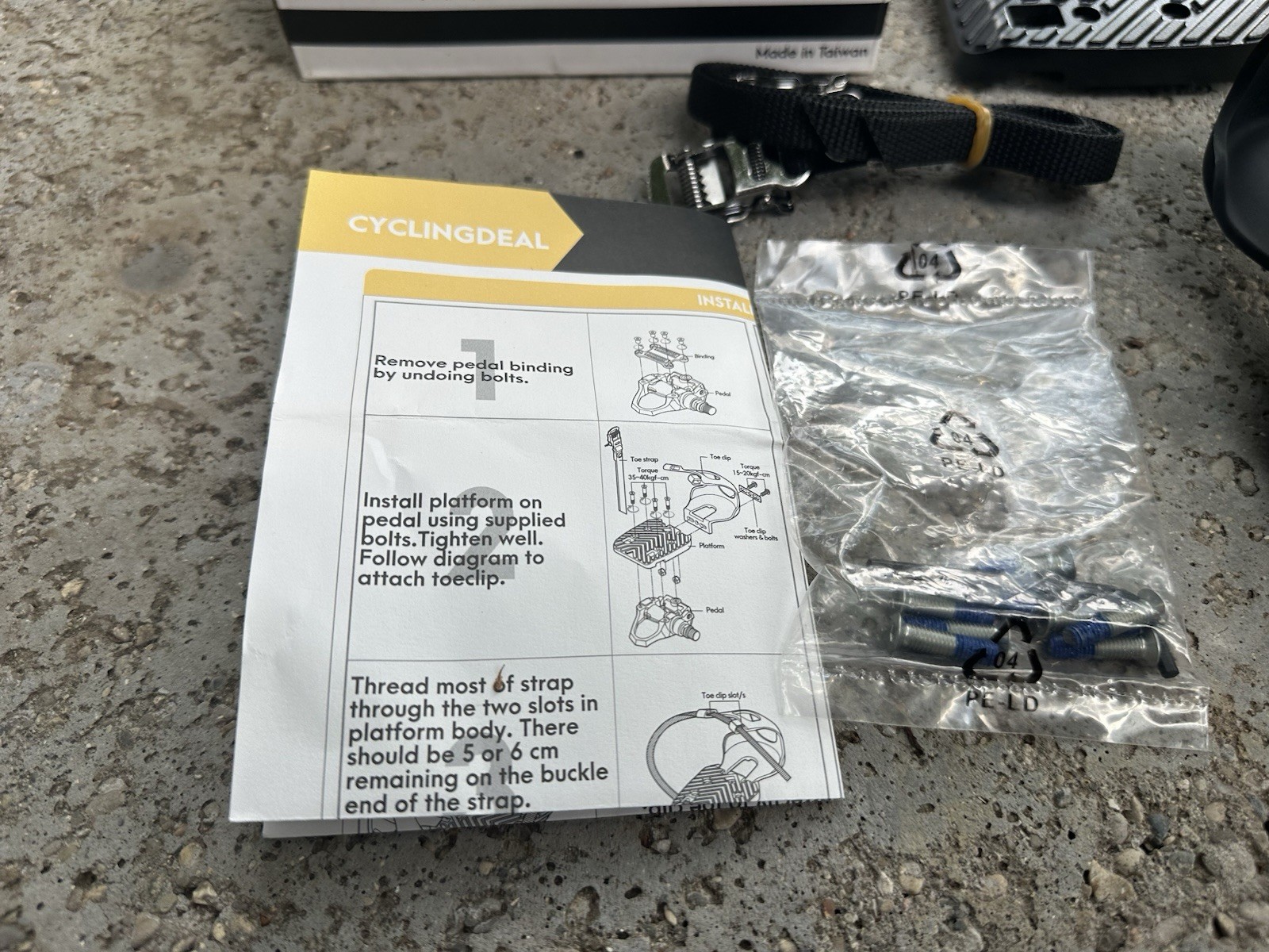 CyclingDeal Bike Bicycle Toe Clips Cage ONLY – Compatible with Peloton Bike &…