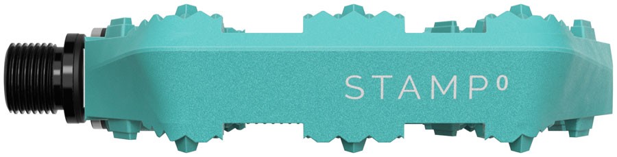 Crankbrothers Stamp 0 Pedals – Platform, Composite, 9/16″, Turquoise, Small