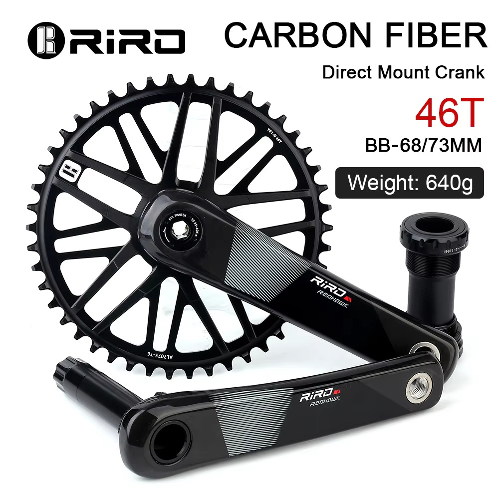XX11 RD Carbon Fiber Road Bike Crankset 11/12 Speed Direct Mount 50-34/53-39T Ch
