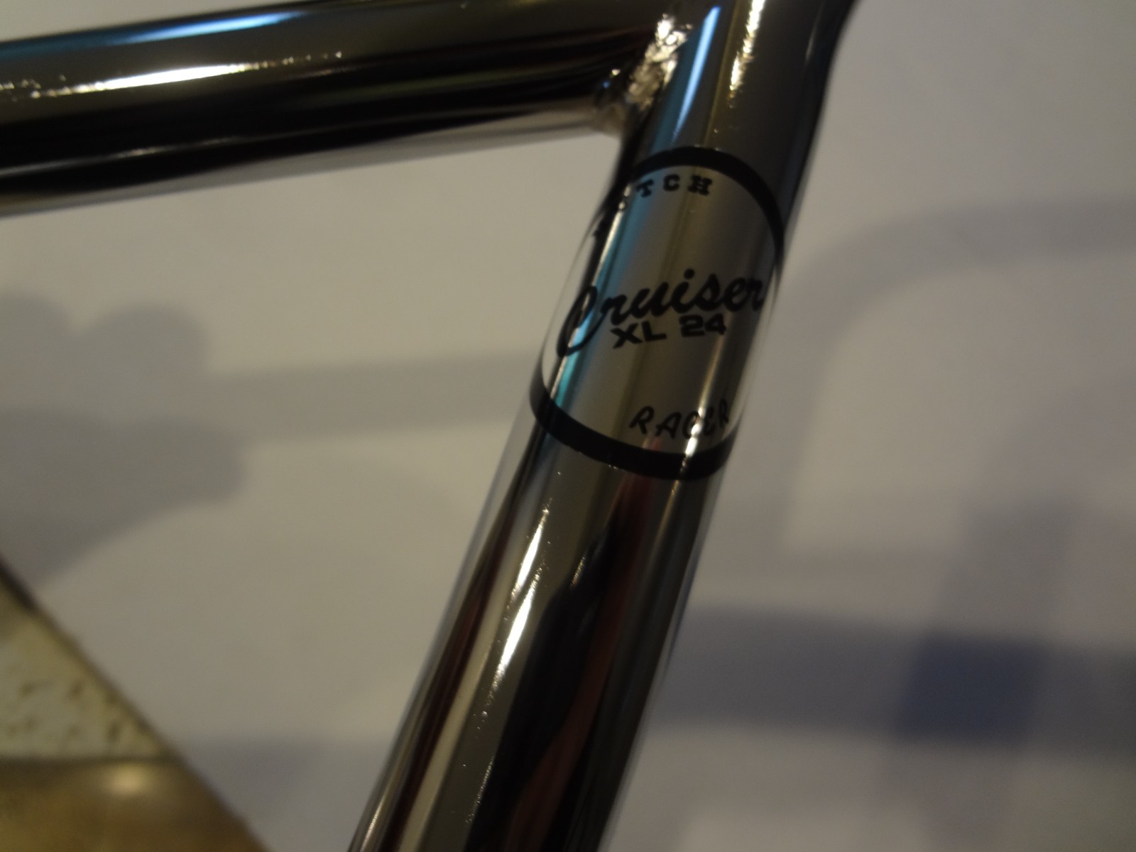 Hutch BMX XL 24″ Cuiser Chrome Handlebars 4.5″ Rise NEW