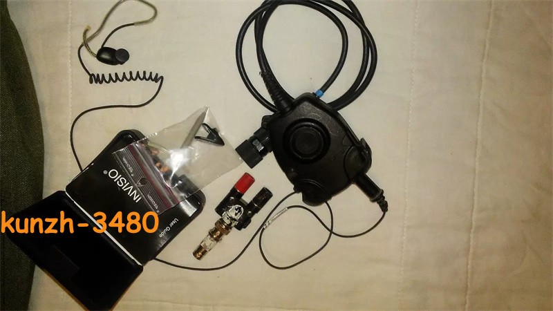 INVISIO M3 In-Ear Bone Conduction Headset Earphone PRC148 152 PTT MBITR RADIO