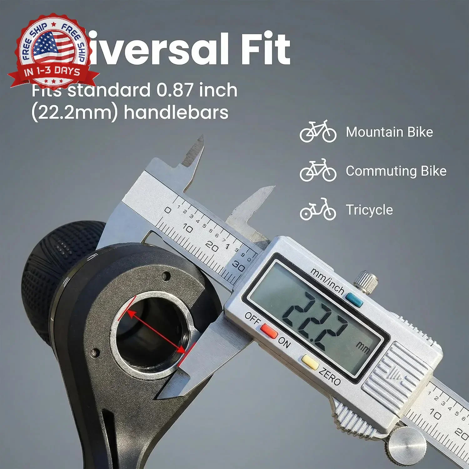 Bicycle 21 Speed Twist Shifter Revoshift Lever 3 x 7 Speed Grip Shift Left and R
